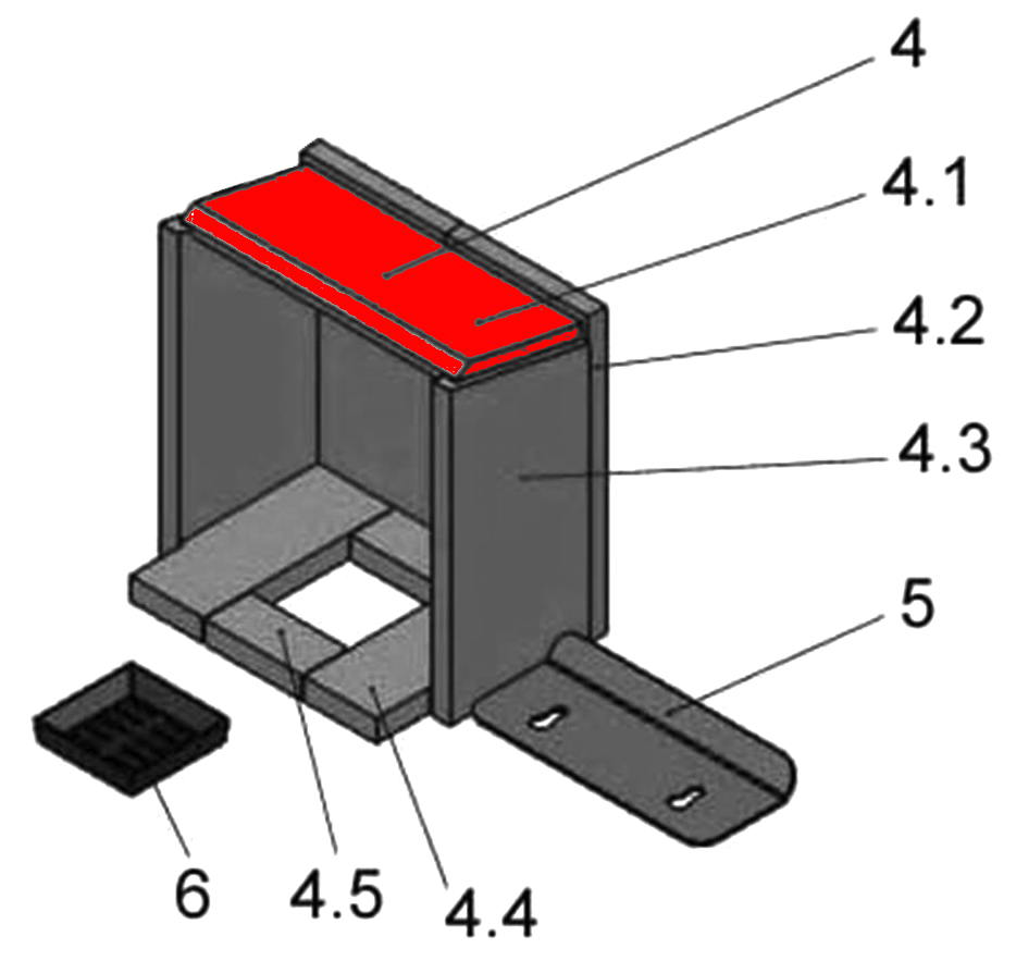 Oranier Hera R vlamplaat onder B Oranier Hera R vlamplaat onder B