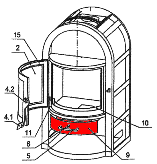 Oranier Viking Aschekasten D Oranier Viking Aschekasten D