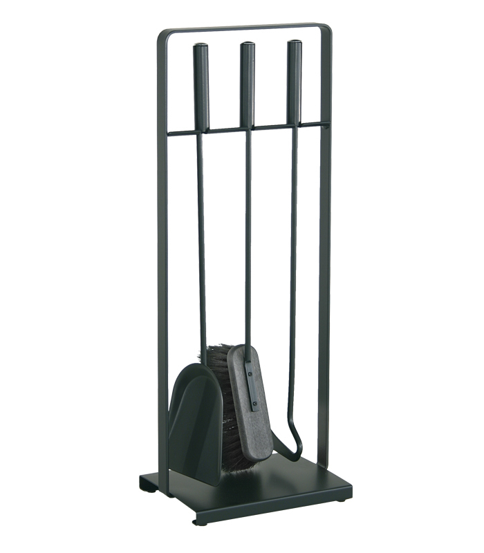 Heibi Kaminbesteck aus Stahl, 3- teilig, schwarz Heibi Kaminbesteck aus Stahl, 3- teilig, schwarz