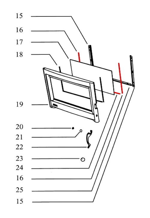 Supra HF 3950 dørpakning sæt Supra HF 3950 dørpakning sæt