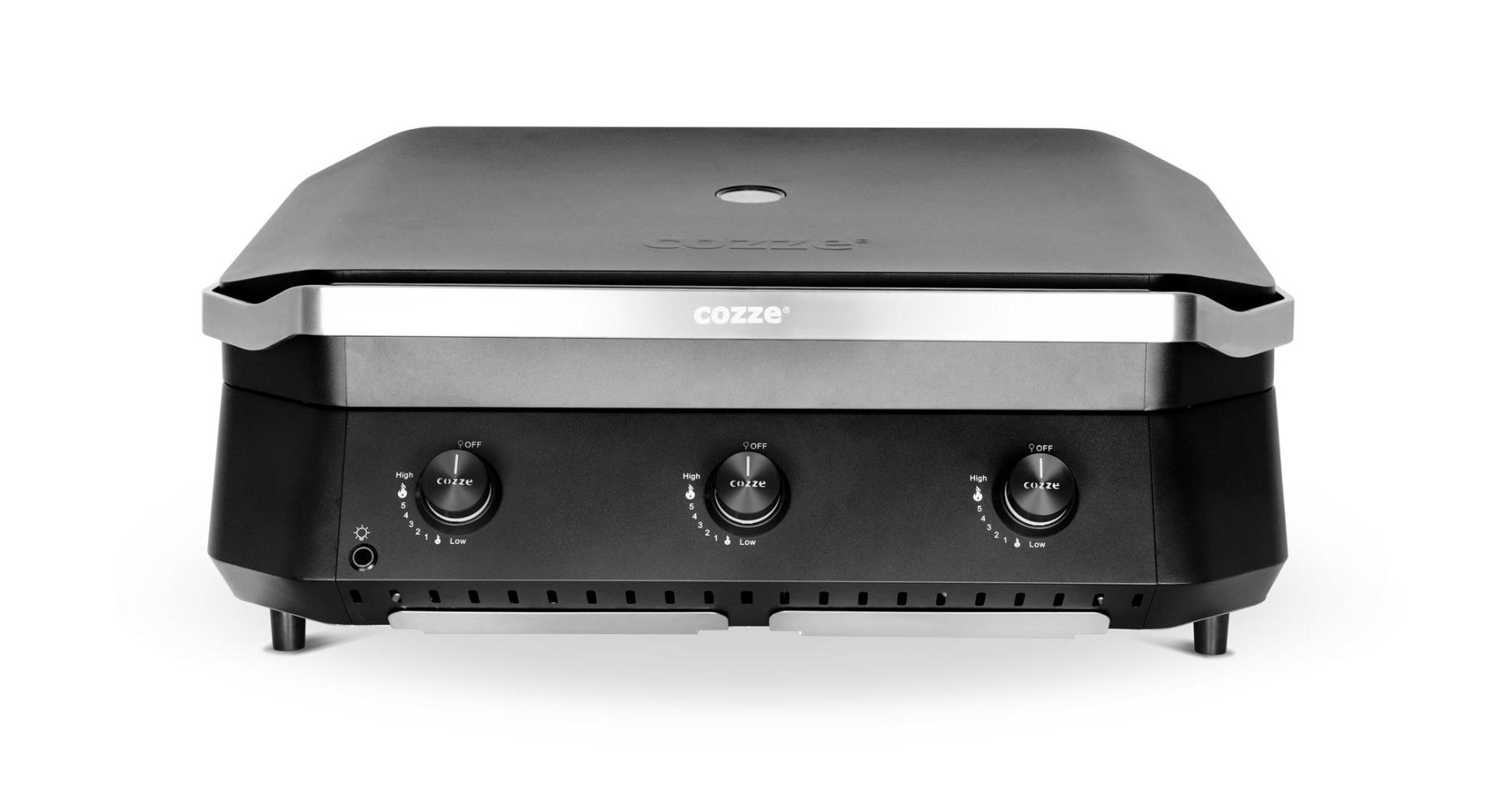 Cozze 32“ Plancha 800 mit Deckel und 3 Brennern inkl. Regler