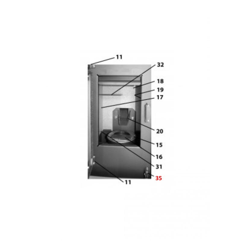Haas-Sohn Pelletto RLU 418.08 sensore di temperatura ambiente