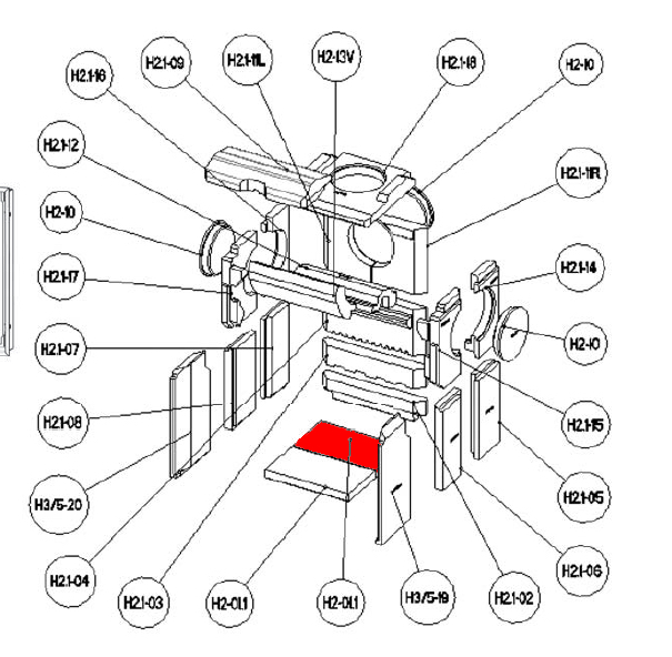Leda Brinell H3 pierre de sole arrière A Leda Brinell H3 pierre de sole arrière A