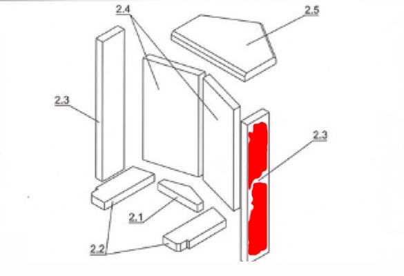 Oranier Alto pierre latérale droit Oranier Alto pierre latérale droit
