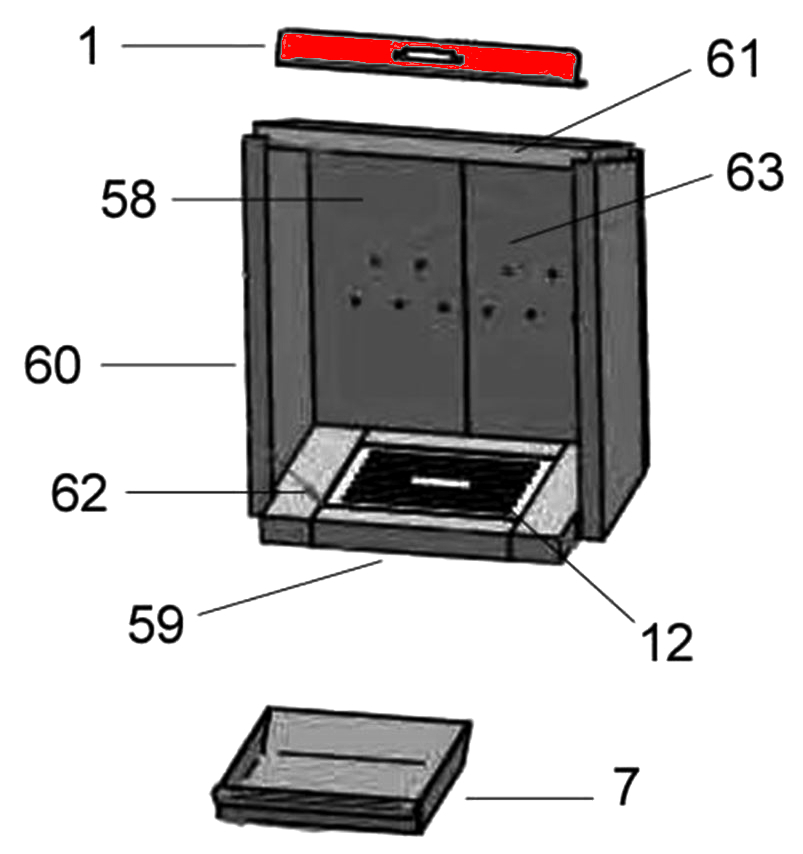 Justus Reno Soft Wärme Plus røgvenderplade oven B Justus Reno Soft Wärme Plus røgvenderplade oven B