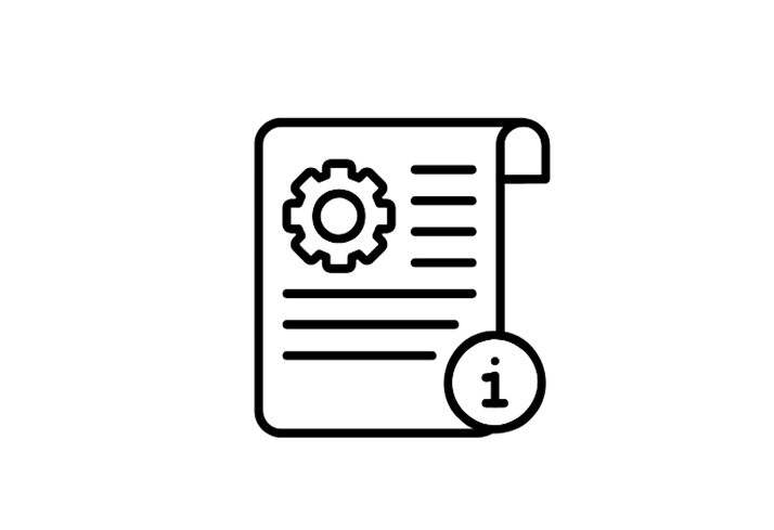 Disegno di un manuale di manutenzione