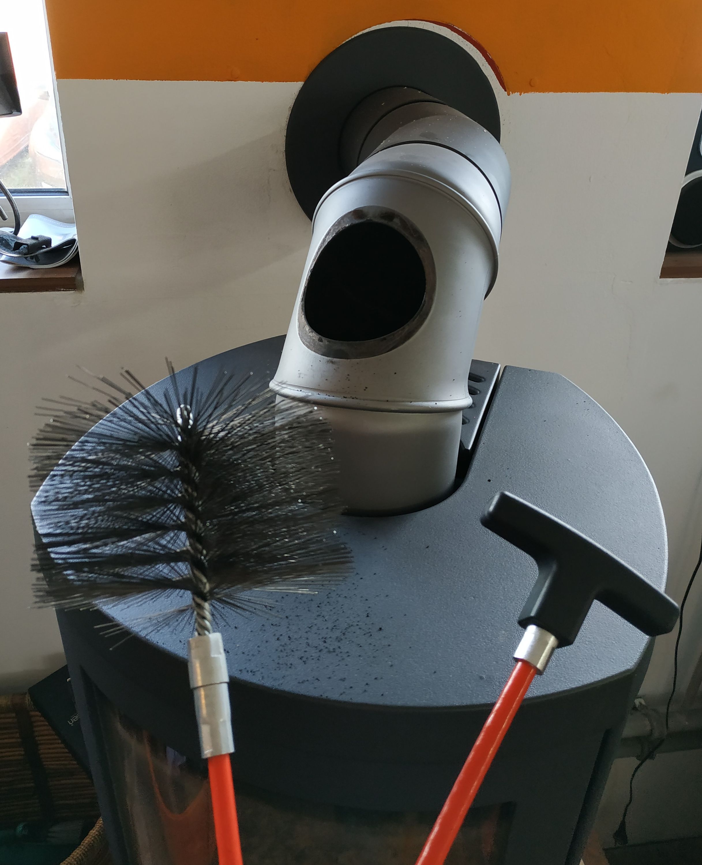 Danskfyre Reinigungsset mit 2 Bürsten Ofenbürste Danskfyre Reinigungsset mit 2 Bürsten Ofenbürste