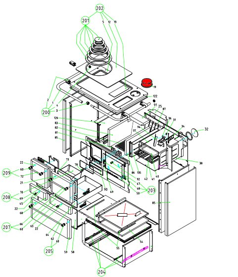 Wamsler K185 F/A Abgasstutzen Anschlussstutzen Wamsler K185 F/A Abgasstutzen Anschlussstutzen