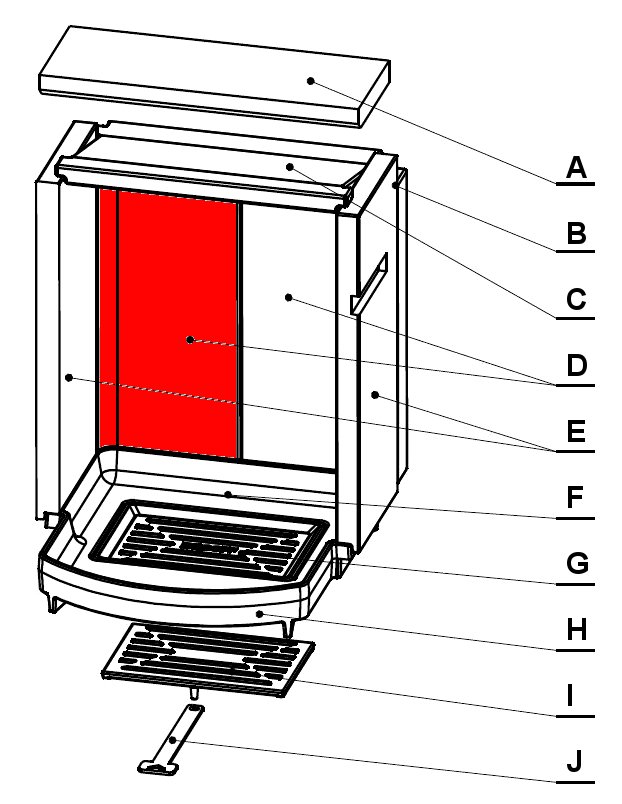 Drooff Sondrio 4 cegła tylnej ściany z lewej strony Drooff Sondrio 4 cegła tylnej ściany z lewej strony