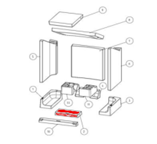Austroflamm Mo Duo Bodemsteen midden Austroflamm Mo Duo Bodemsteen midden