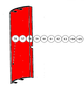 Wamsler Atlas okładzina boczna z lewej strony szary Wamsler Atlas okładzina boczna z lewej strony szary