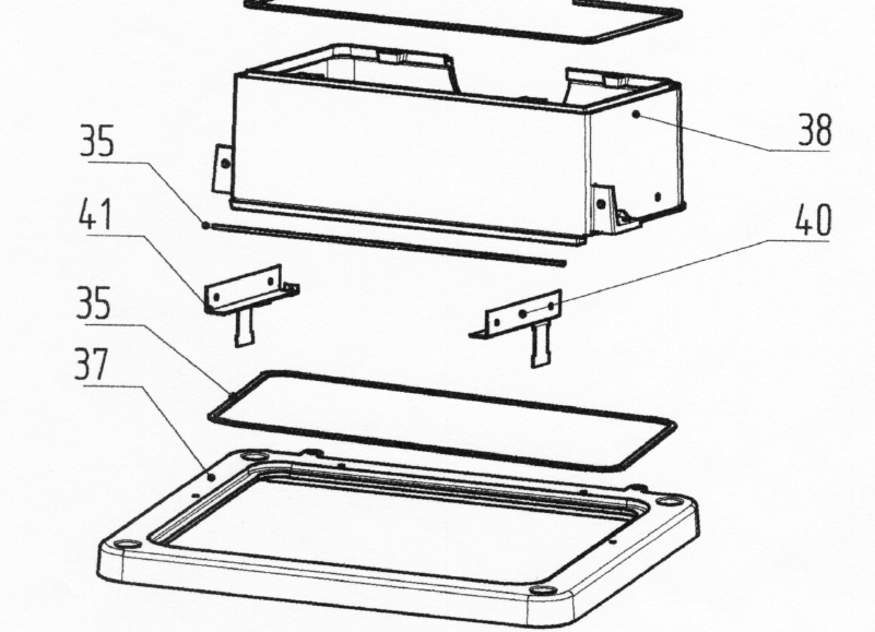 Wamsler Etna fixation gauche Wamsler Etna fixation gauche