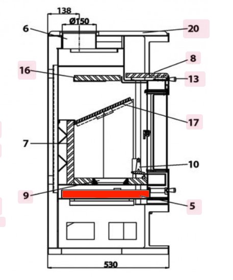 Haas-Sohn Grado 252.17 askeskuffe