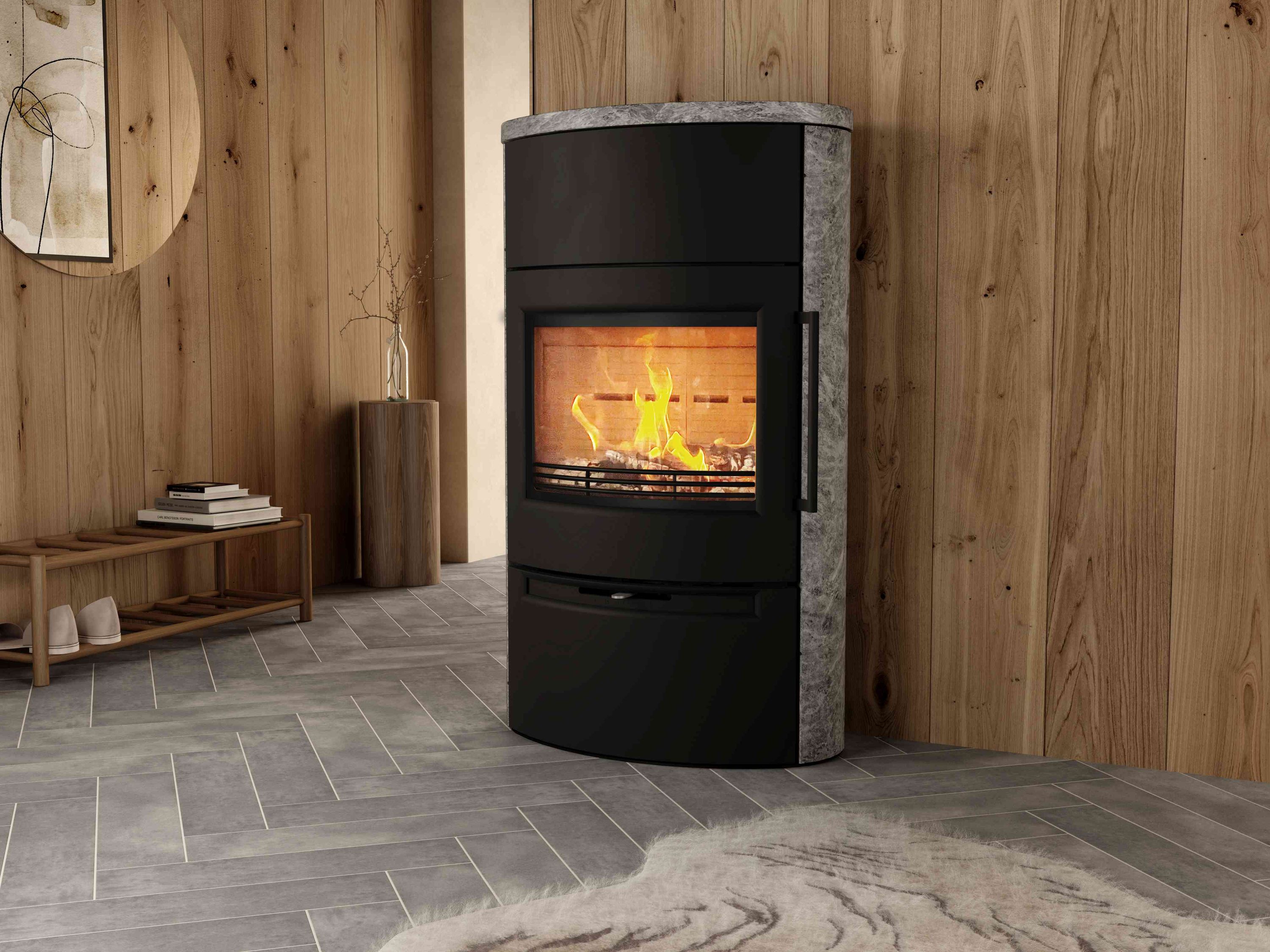 Kaminofen TermaTech TT55HST Classic Speckstein, 7,5 kW