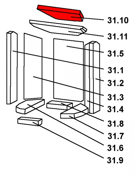 Oranier Pori 5 røgvenderplade oven B Oranier Pori 5 røgvenderplade oven B