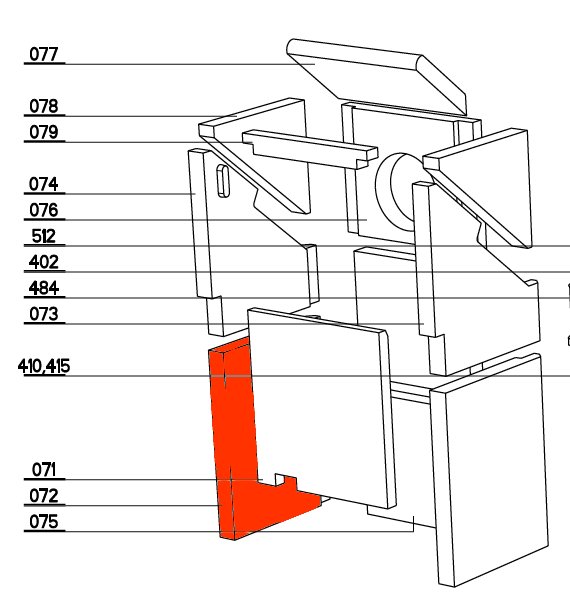 Thorma Kerpen pierre latérale gauche bas Thorma Kerpen pierre latérale gauche bas