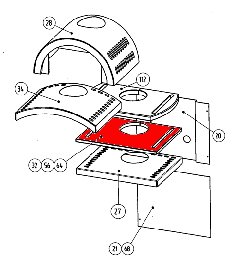 Wamsler Zürich afdækningsplade natursten Wamsler Zürich afdækningsplade natursten