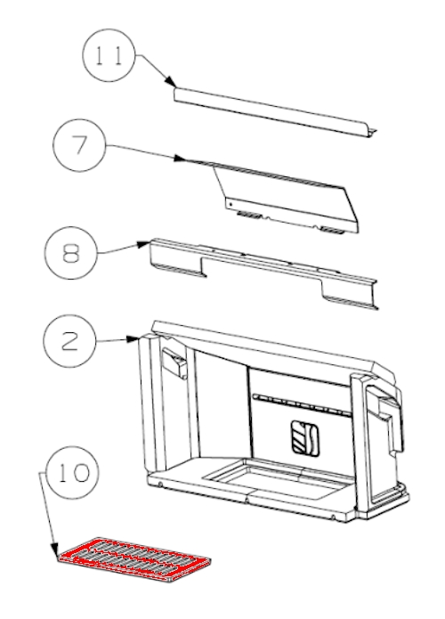 Supra Hugo grille de décendrage Supra Hugo grille de décendrage