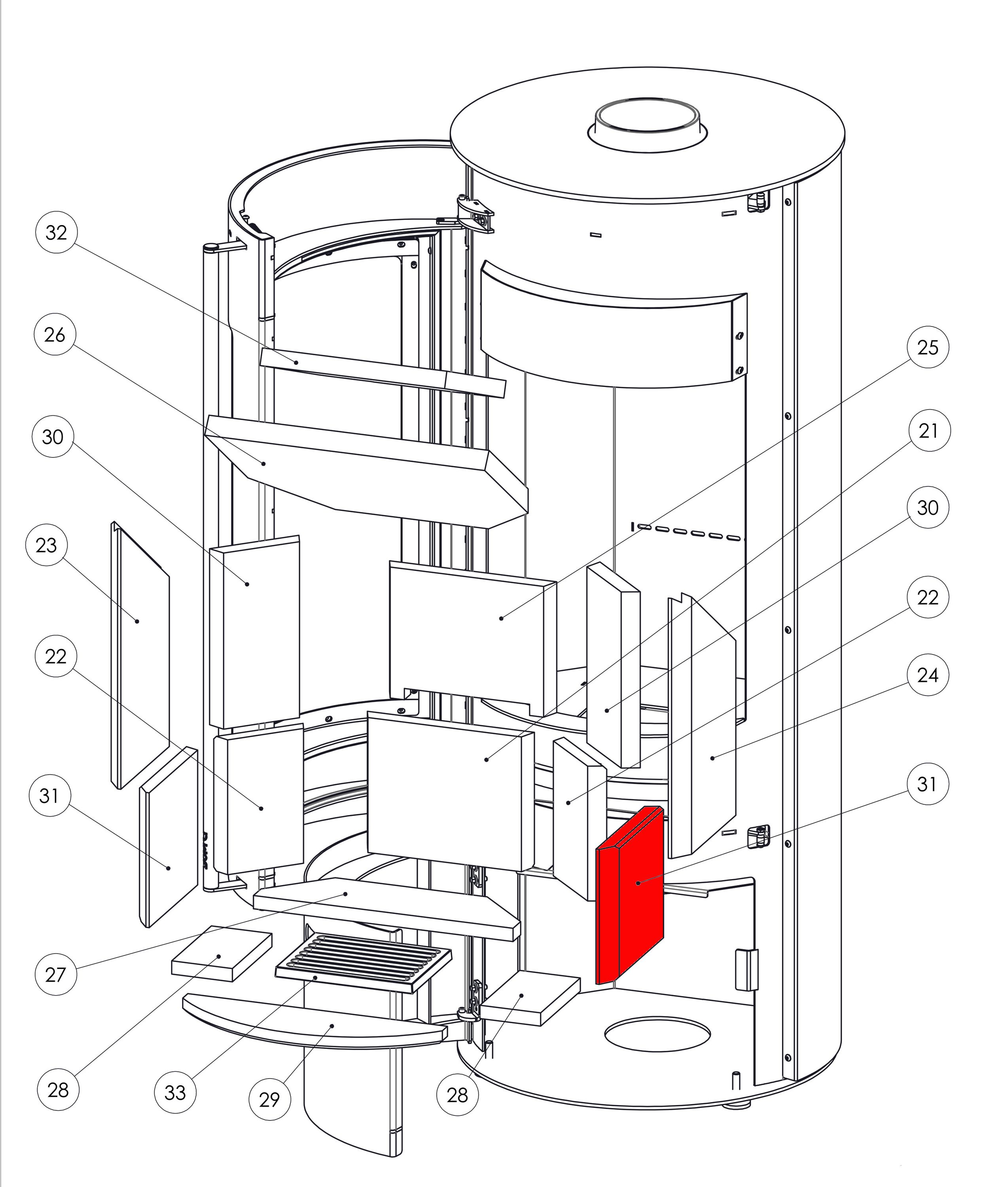 Supra Maud Zijsteen rechts voorkant onder Supra Maud Zijsteen rechts voorkant onder