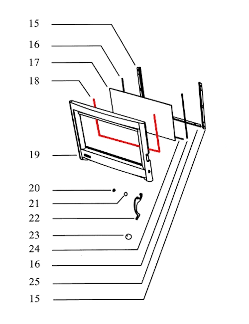 Supra HF 2950 pakning glas