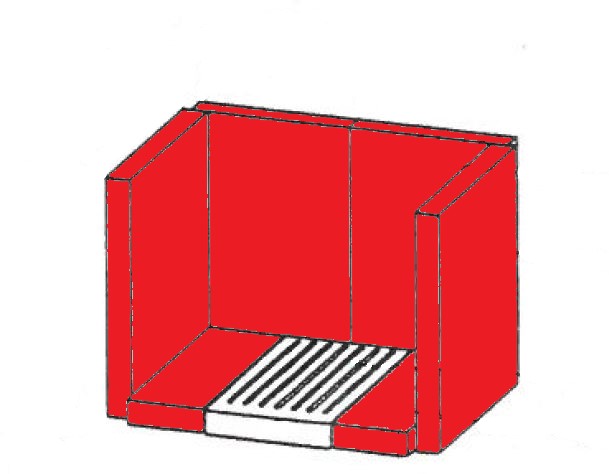 Caminos Rubin Feuerraumauskleidung Brennraumsteine Caminos Rubin Feuerraumauskleidung Brennraumsteine