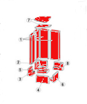 Austroflamm KE 38x38x57 binnenwerk Austroflamm KE 38x38x57 binnenwerk