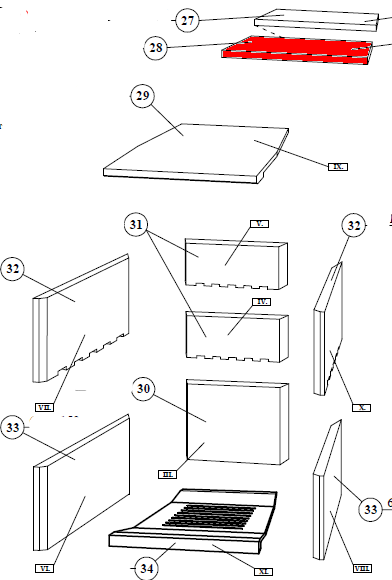 Fireplace Manhattan vlamplaat midden Fireplace Manhattan vlamplaat midden