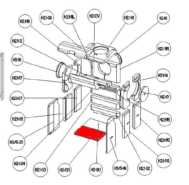 Leda Brinell H3 Bodemsteen voorkant A Leda Brinell H3 Bodemsteen voorkant A