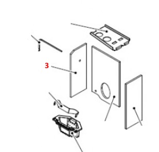 Haas-Sohn Pallazza III 519.08 cegła boczna z lewej strony Haas-Sohn Pallazza III 519.08 cegła boczna z lewej strony