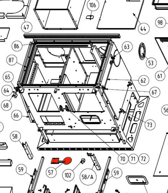 Wamsler W1-90 premier déflecteur d'air Wamsler W1-90 premier déflecteur d'air