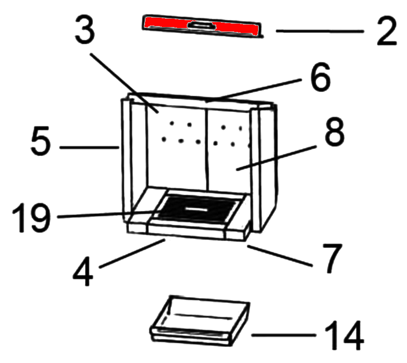 Justus Reno Soft Wärme Plus røgvenderplade oven A Justus Reno Soft Wärme Plus røgvenderplade oven A