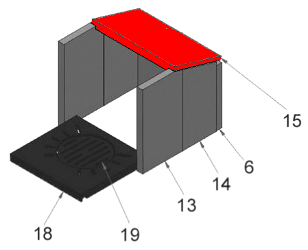 Justus Vigo Zugumlenkung Rauchumlenkstein Prallplatte Justus Vigo Zugumlenkung Rauchumlenkstein Prallplatte