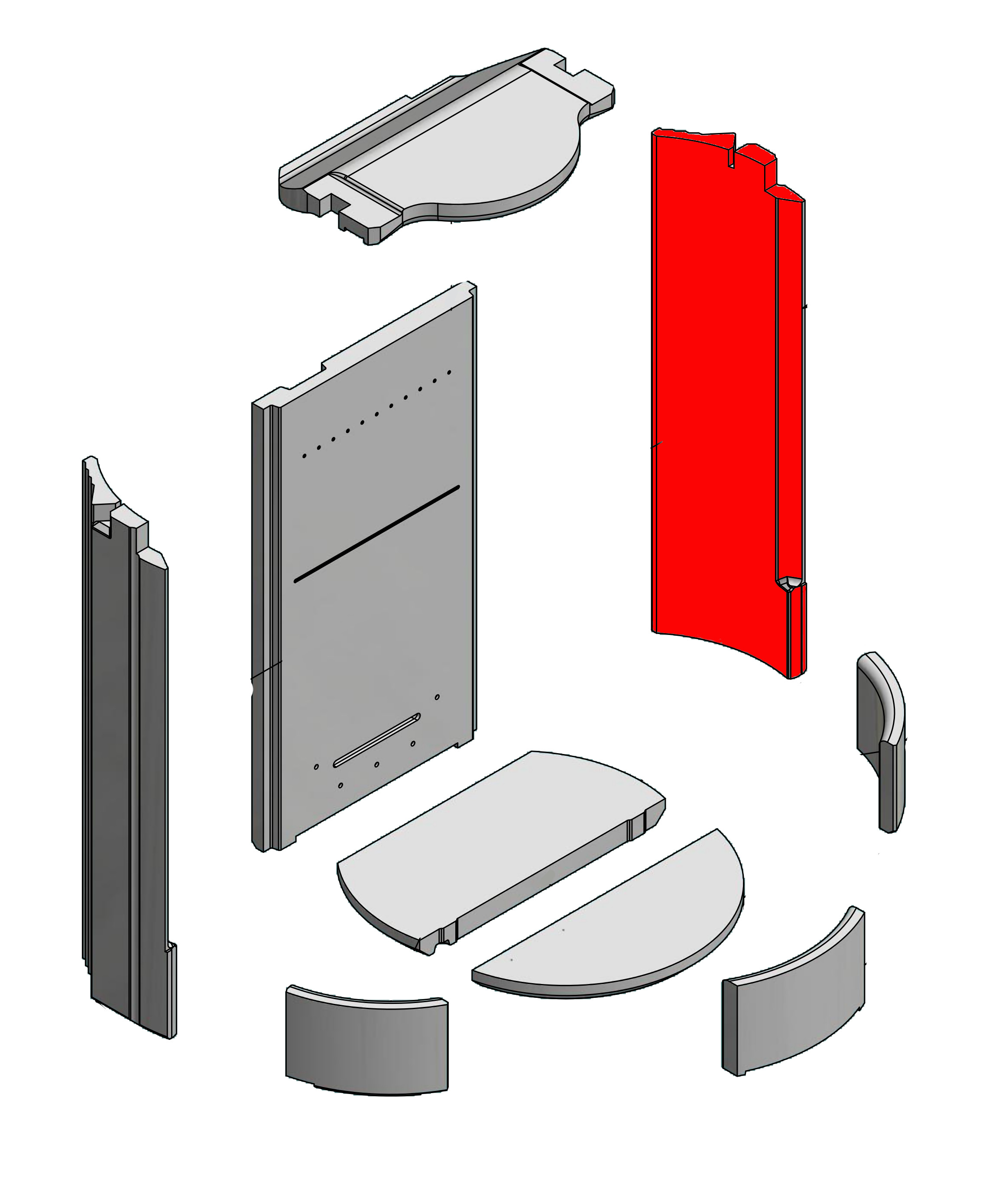 Attika Pilar Clever Air pietra laterale a destra Attika Pilar Clever Air pietra laterale a destra