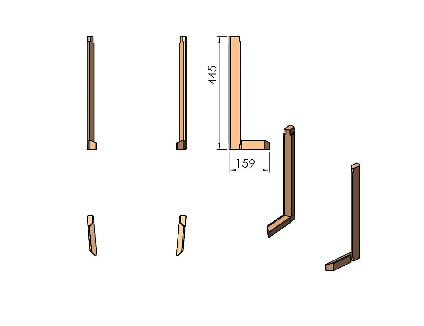 Termatech TT30G Seitenstein-Set
