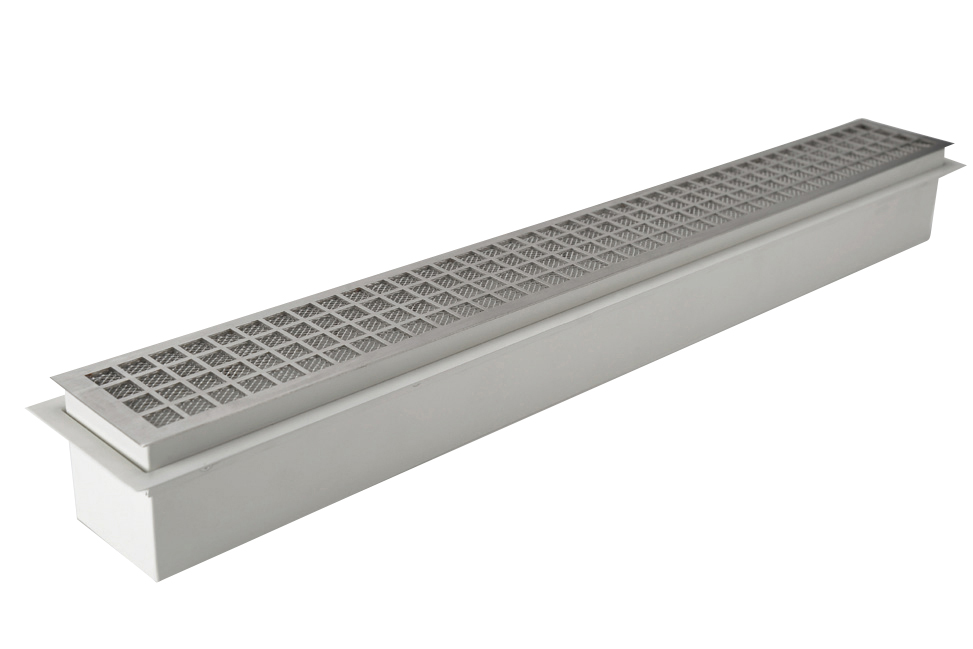 Design Luftleiste 55 cm mit Einbaurahmen SMDZS55s.2