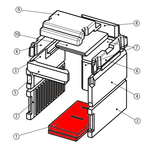 Leda Rubin K18 Bodenstein Explosionszeichnung Leda Rubin K18 Bodenstein Explosionszeichnung