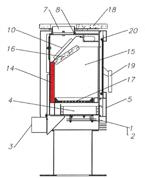 Fireplace Pueblo bagsten Fireplace Pueblo bagsten