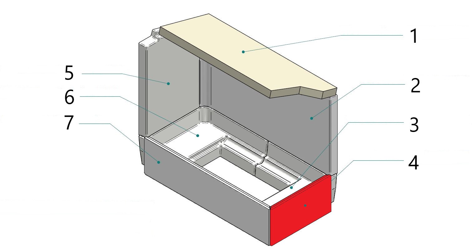 Contura i40 sidesten højre B Contura i40 sidesten højre B