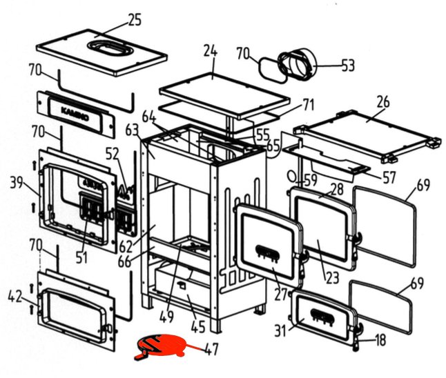 Wamsler KS 109-6 A/A ruszt