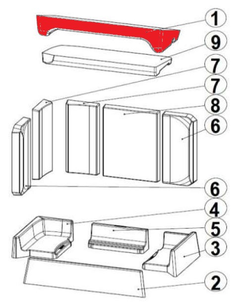 Austroflamm Dexter R røgvenderplade oven