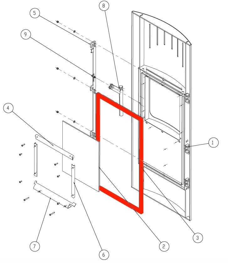 Wamsler WP Aqua joint de porte
