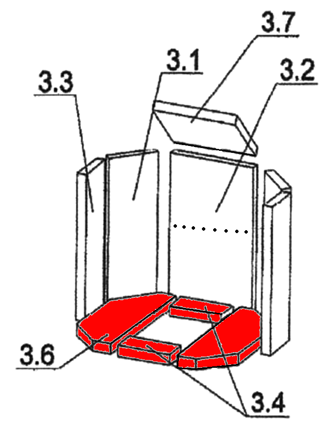 Oranier Kiruna 8 Bodemsteen Set C Oranier Kiruna 8 Bodemsteen Set C