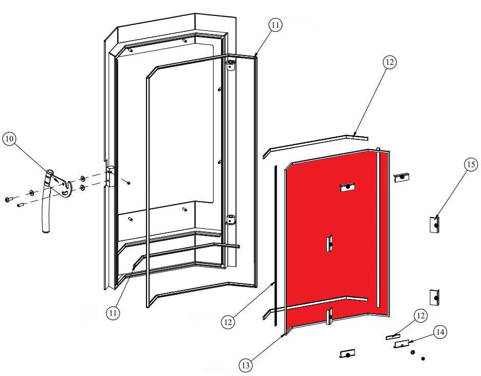 Fireplace Karthago Novo 2 glas