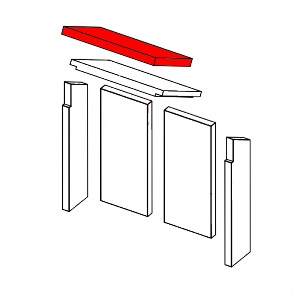 Koppe Veroca Zugumlenkung oben Prallplatte Koppe Veroca Zugumlenkung oben Prallplatte
