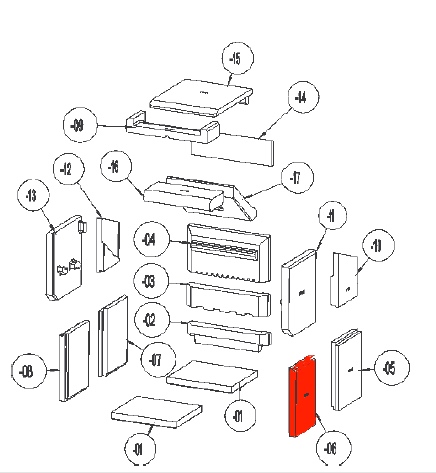 Leda Brillant H4 W pierre latérale droit bas avant Leda Brillant H4 W pierre latérale droit bas avant