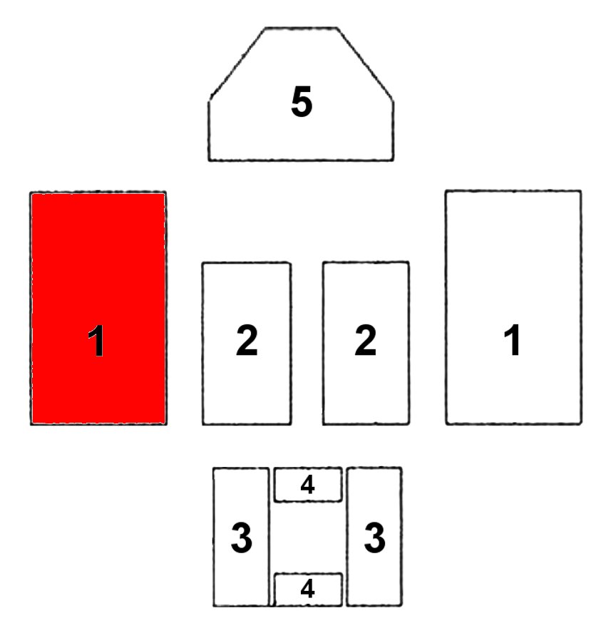 Oranier Bohemia Zijsteen links A Oranier Bohemia Zijsteen links A