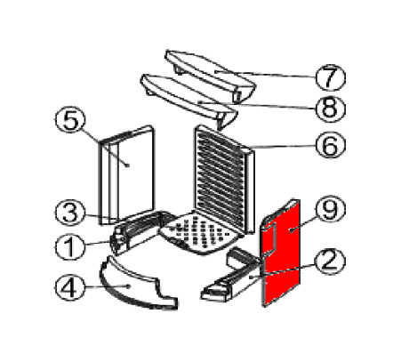 Austroflamm Torso sidesten højre Austroflamm Torso sidesten højre