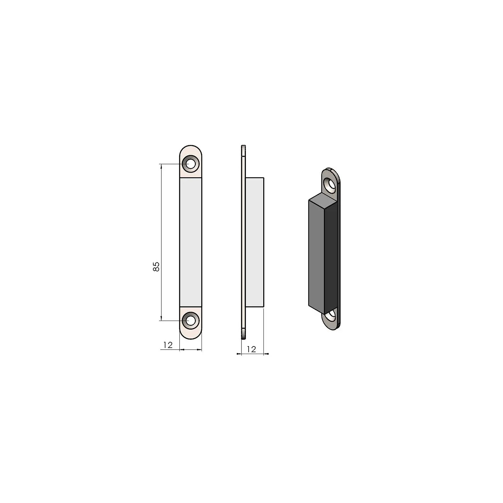Termatech TT30 loquet magnétique porte de chambre de combustion