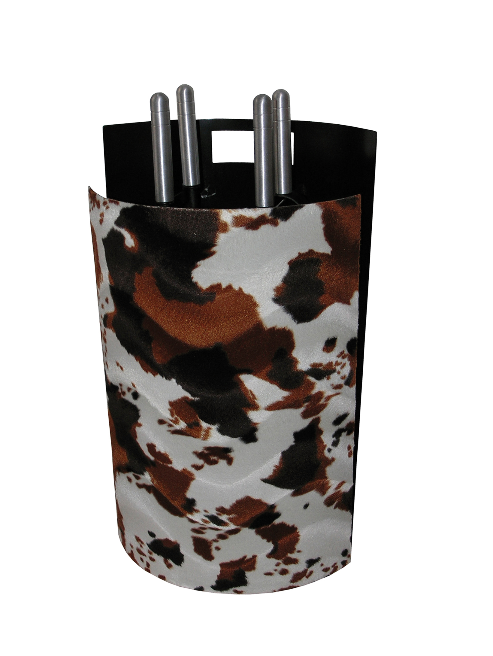 Lienbacher Kaminbesteck "Tarnoptik" mit Edelstahlgriffen, Leder Lienbacher Kaminbesteck "Tarnoptik" mit Edelstahlgriffen, Leder