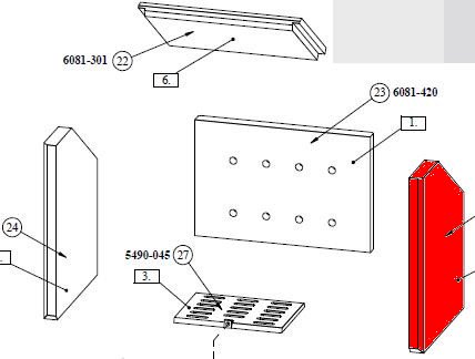 Fireplace Madrid Sp Seitenstein rechts Brennraumstein Fireplace Madrid Sp Seitenstein rechts Brennraumstein